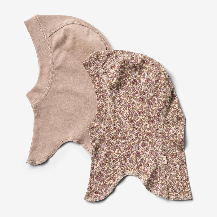 Wheat Main 2 Balaclava Amel | Baby Accessory 0098 grey rose flowers