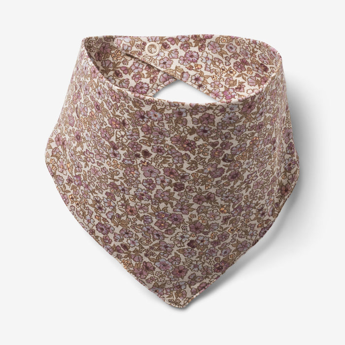 Wheat Main 2 Bib Eden | Baby Accessory 0098 grey rose flowers