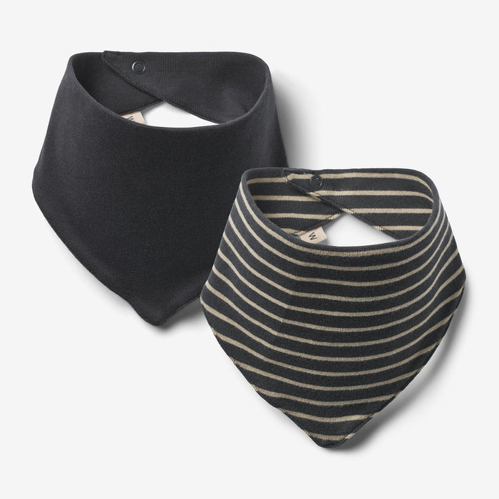 Wheat Main 2 Bib Eden | Baby Accessory 1433 navy stripe