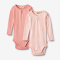 Wheat Main 2 Rib Body L/S Lotta Underwear/Bodies 2510 rosette ballet