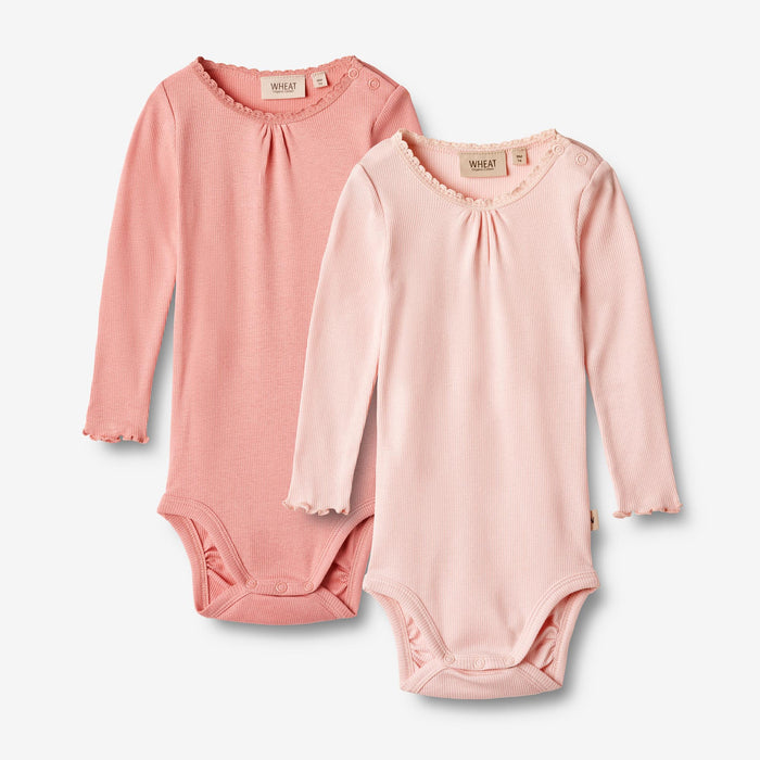 Wheat Main 2 Rib Body L/S Lotta Underwear/Bodies 2510 rosette ballet