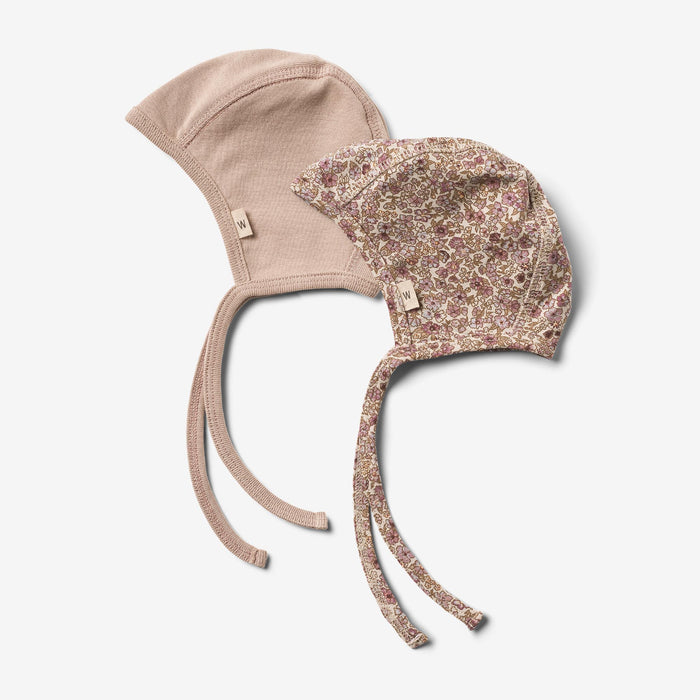 Wheat Main 2 Rib Cap Hassel | Baby Accessory 0098 grey rose flowers