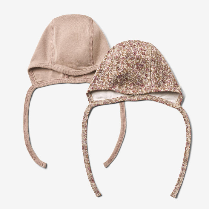 Wheat Main 2 Rib Cap Hassel | Baby Accessory 0098 grey rose flowers