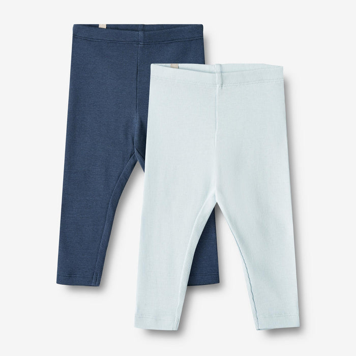 Wheat Main 2 Rib Leggings Maddy Legging 4034 light blue navy