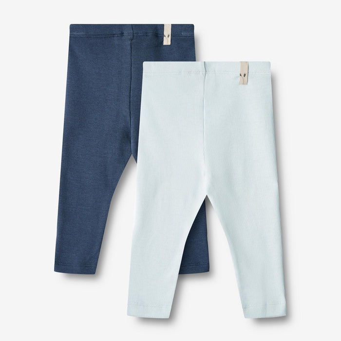 Wheat Main 2 Rib Leggings Maddy Legging 4034 light blue navy
