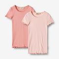 Wheat Main 2 Rib T-Shirt S/S Katie Jersey Tops and T-Shirts 2510 rosette ballet