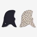 Wheat Wool 2 Wool Balaclava Felix | Baby Accessory 1043 blue