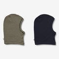 Wheat Wool 2 Wool Balaclava Kim Accessory 4145 green navy
