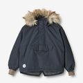 Wheat Outerwear Anorak Momo Tech Jacket 1108 dark blue