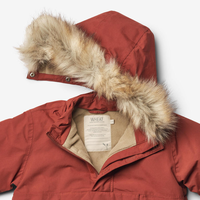 Wheat Outerwear Anorak Momo Tech Jacket 2072 red