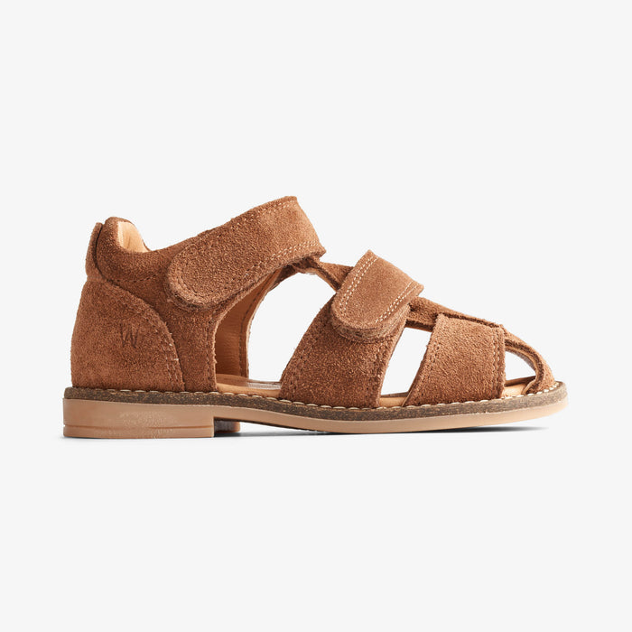 Wheat Footwear Bay Closed Toe Sandal 9002 cognac