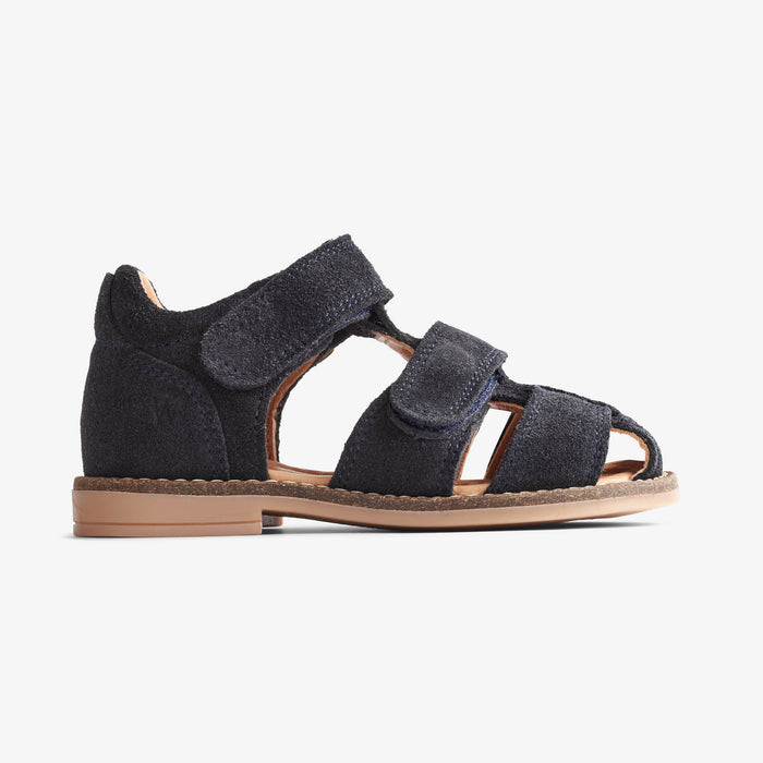 Wheat Footwear Bay Closed Toe Sandal 1432 navy