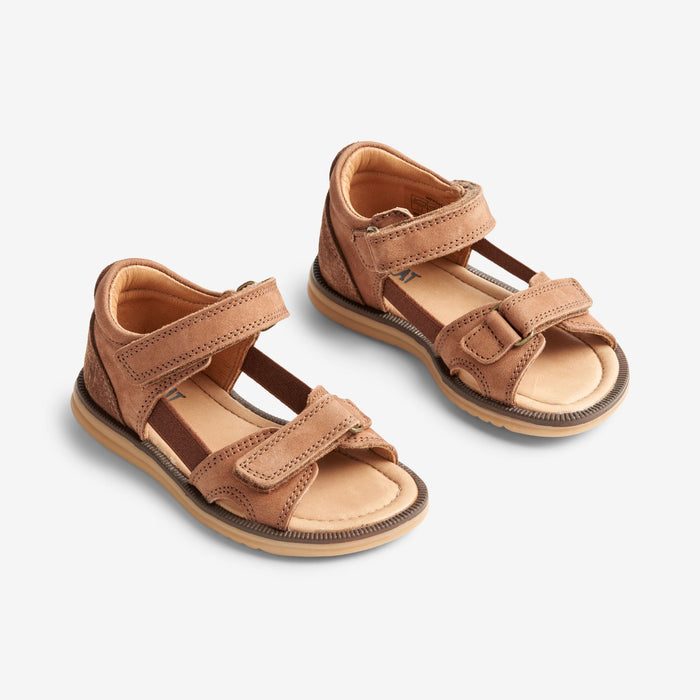 Wheat Footwear Beka Open Toe | Baby Sandal 9002 cognac