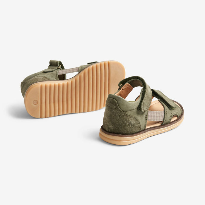 Wheat Footwear Beka Open Toe | Baby Sandal 4075 dark green