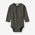 Wheat Main Body Liv | Baby Underwear/Bodies 0028 black coal small flowers