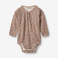 Wheat Main Body Liv | Baby Underwear/Bodies 0098 grey rose flowers