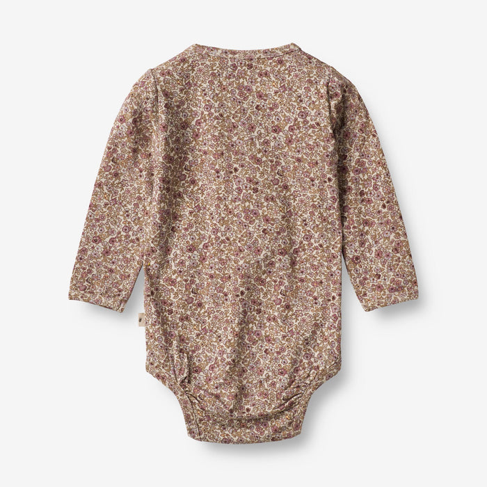 Wheat Main Body Liv | Baby Underwear/Bodies 0098 grey rose flowers