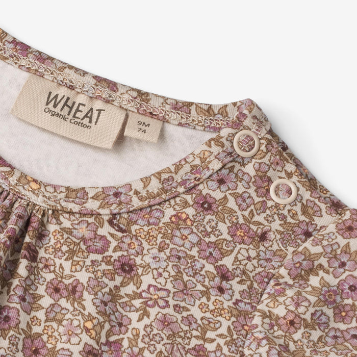Wheat Main Body Liv | Baby Underwear/Bodies 0098 grey rose flowers
