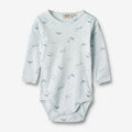 Wheat Main Body L/S Berti Underwear/Bodies 4032 light blue whales