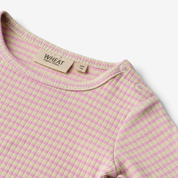 Wheat Main Body L/S Berti Underwear/Bodies 2354 pink lilac stripe