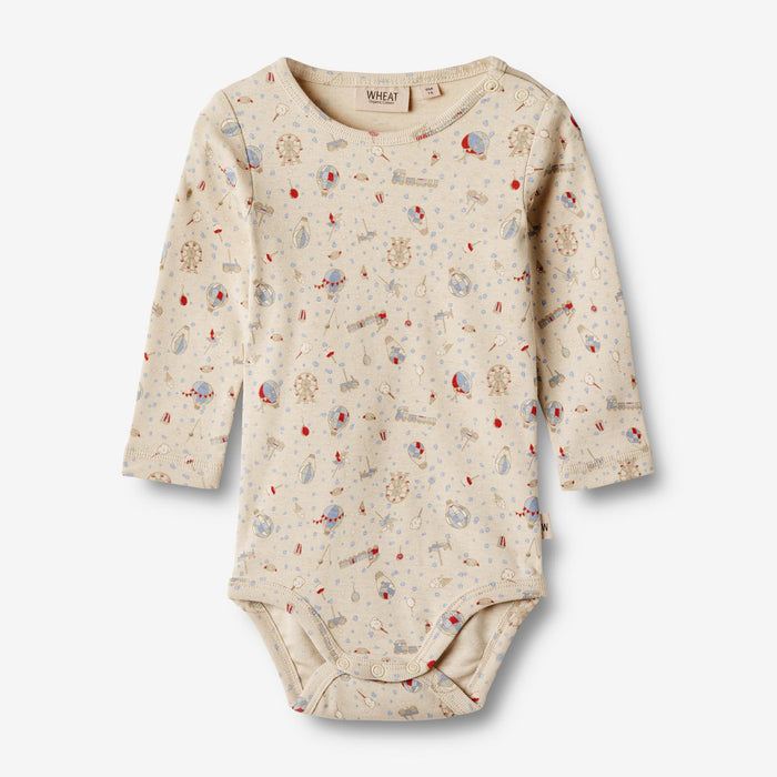 Wheat Main Body L/S Freddie Underwear/Bodies 9213 fun park