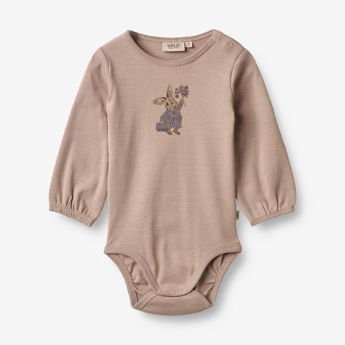 Wheat Main Body Sweetrabbit | Baby Underwear/Bodies 0097 grey rose