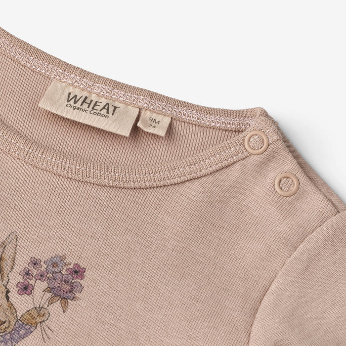 Wheat Main Body Sweetrabbit | Baby Underwear/Bodies 0097 grey rose