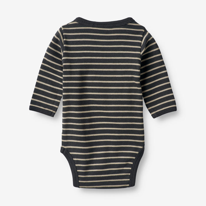 Wheat Main Body Wraparound | Baby Underwear/Bodies 1433 navy stripe