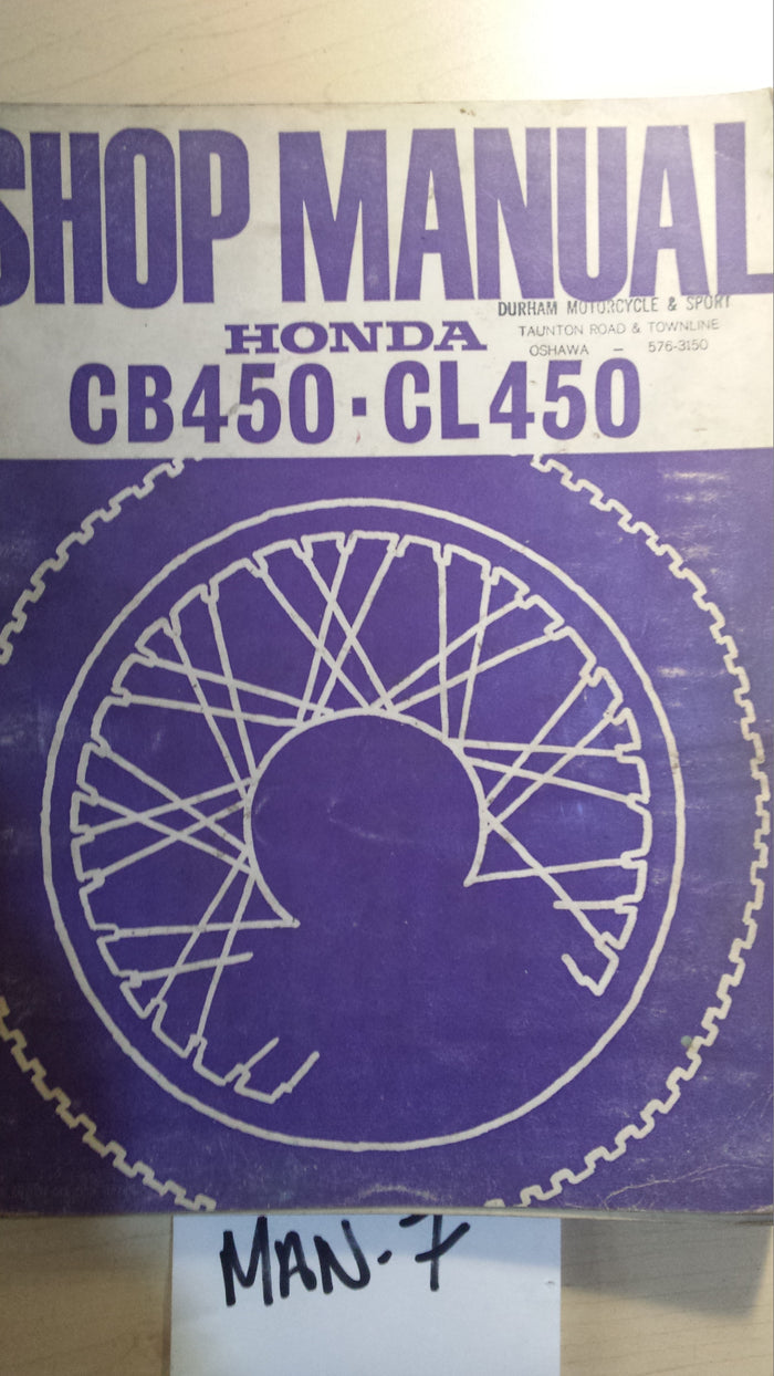 CB450 CL450 Service Manual