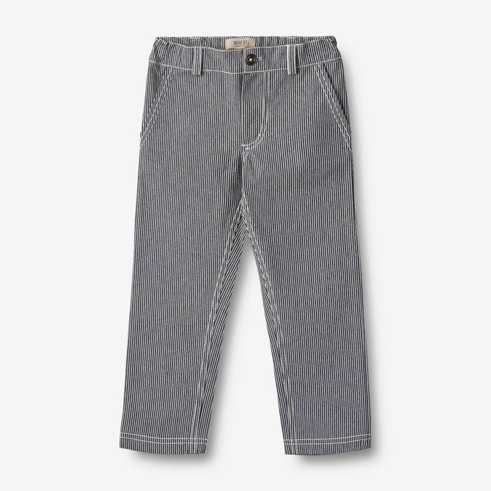 Wheat Main Chinos Aske Trousers 1185 denim stripe