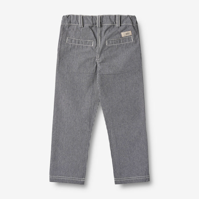 Wheat Main Chinos Aske Trousers 1185 denim stripe