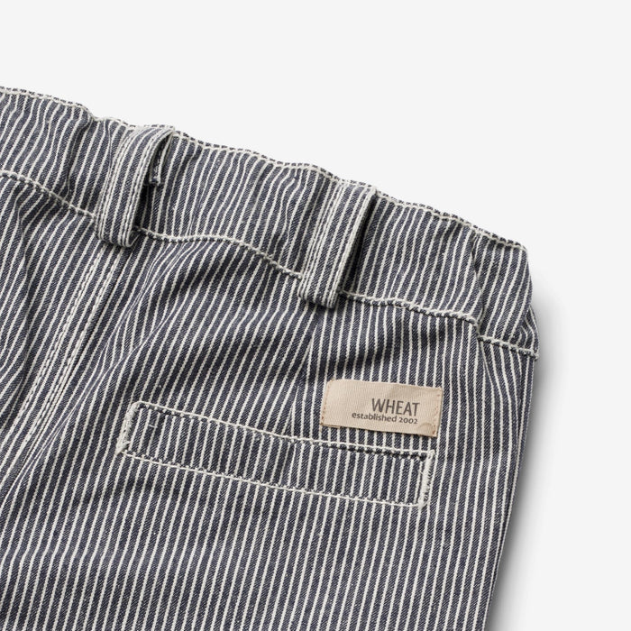 Wheat Main Chinos Aske Trousers 1185 denim stripe