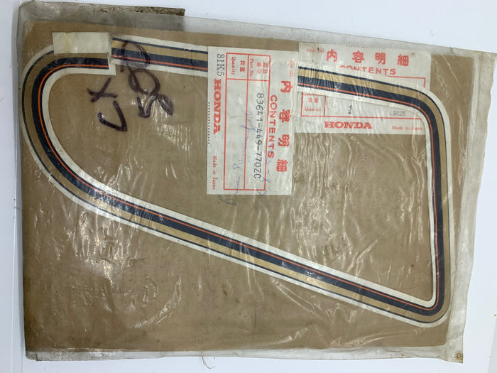 CX500 Left Side Cover Decal