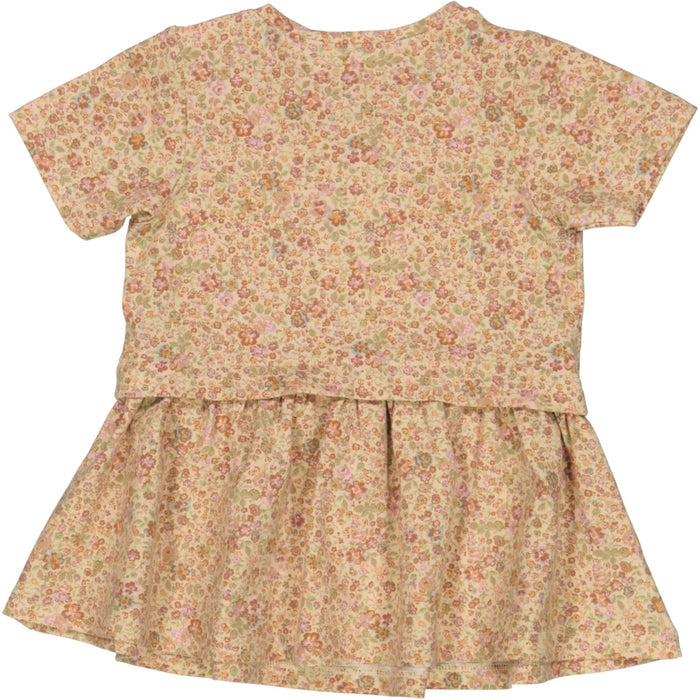 Wheat Main Dress Adea Dress 9044 barely beige small flowers