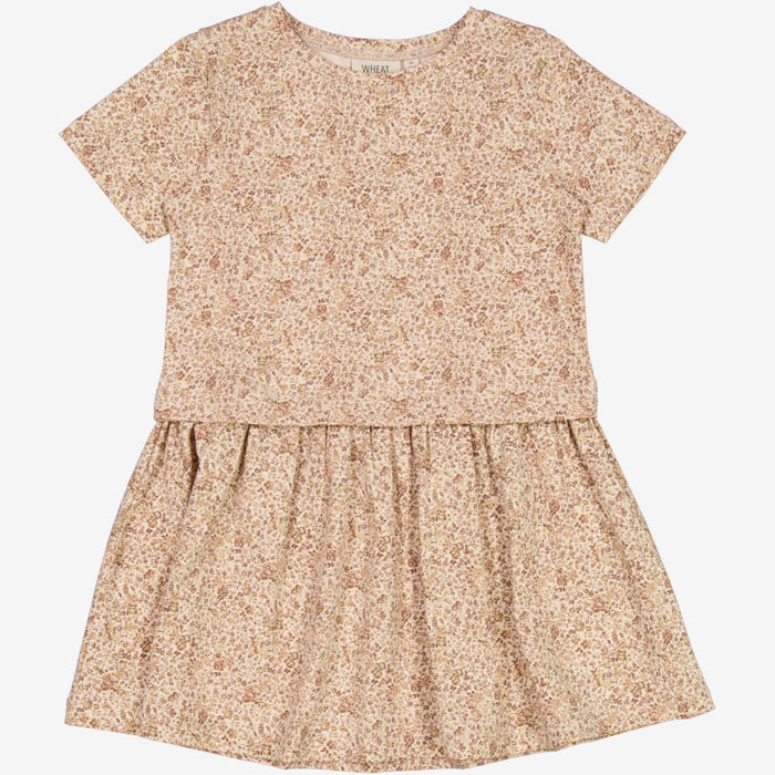 Wheat Main  Dress Adea Dress 2475 rose flowers