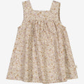 Wheat Main  Dress Ayla | Baby Dress 1353 soft lilac flowers