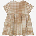 Wheat Main  Dress Ayse Dress 5094 golden dove check