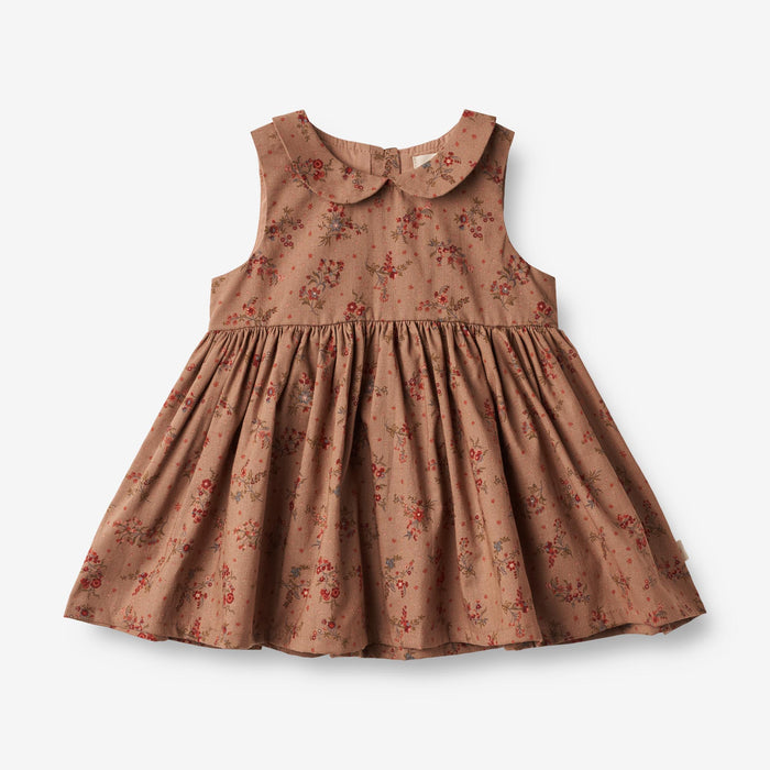 Wheat Main Dress Eila | Baby Dress 2122 berry dust flowers