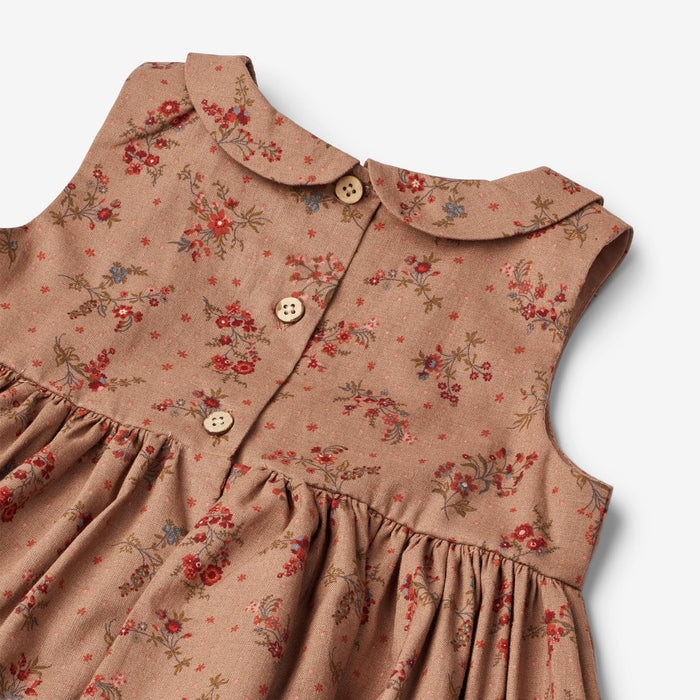 Wheat Main Dress Eila | Baby Dress 2122 berry dust flowers