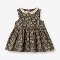 Wheat Main Dress Elma Sleeveless | Baby Dress 0027 black coal flowers