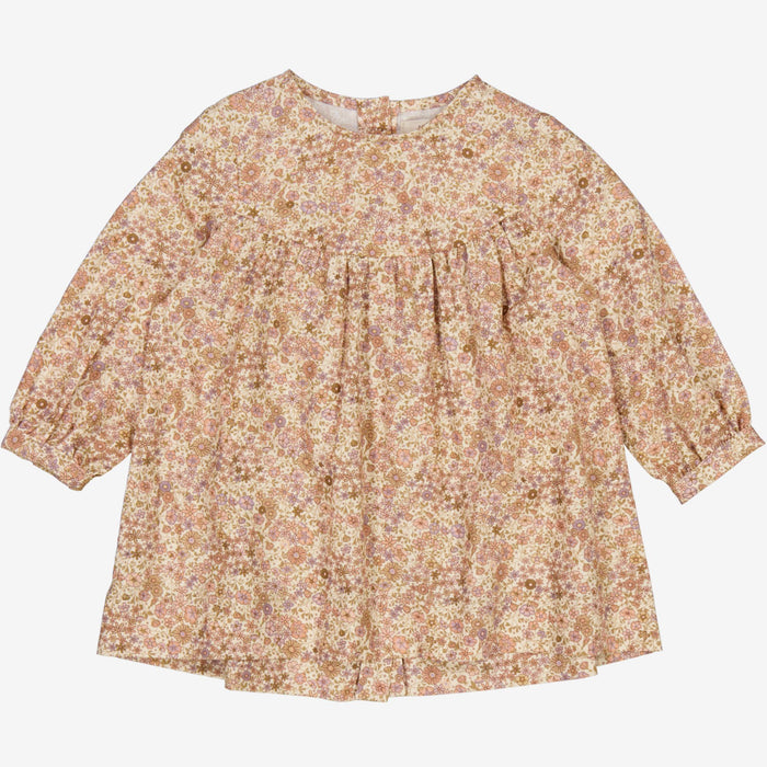 Wheat Main  Dress Fenja | Baby Dress 3190 clam flowers