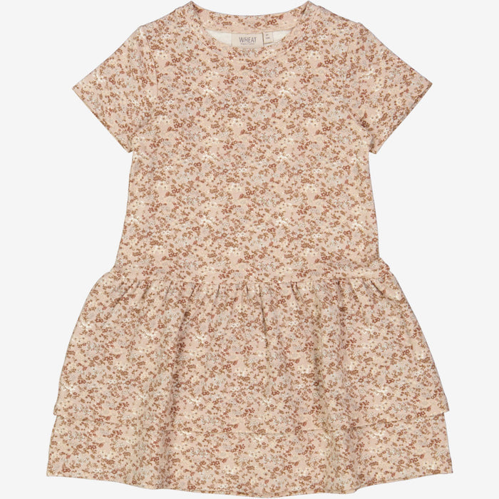 Wheat Main  Dress Johanna Dress 1359 pale lilac flowers