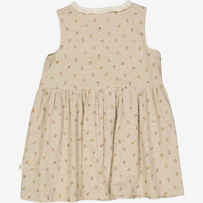 Wheat Main  Dress Josephine Dress 5058 fossil flowers dot