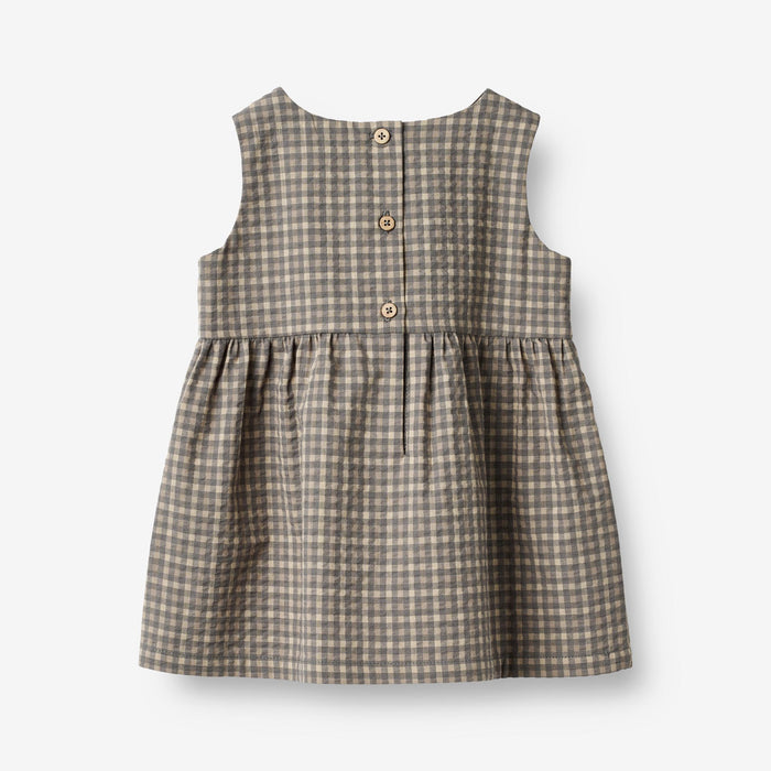 Wheat Main Dress Louisa | Baby Dress 1529 autumn sky check