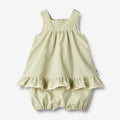 Wheat Main Dress Suit Harriet Dress 4142 green stripe