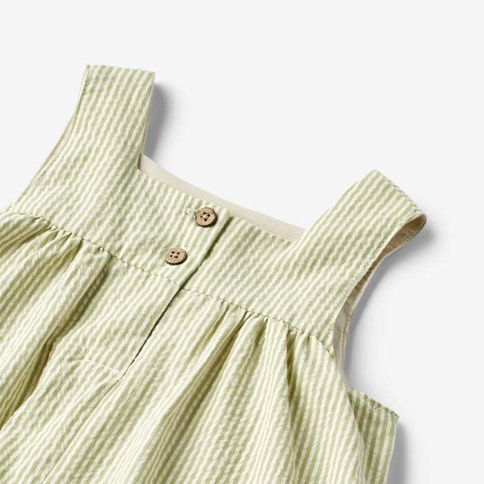 Wheat Main Dress Suit Harriet Dress 4142 green stripe
