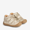 Wheat Footwear Ivalo Double Velcro Shine | Baby Prewalkers 0171 grey