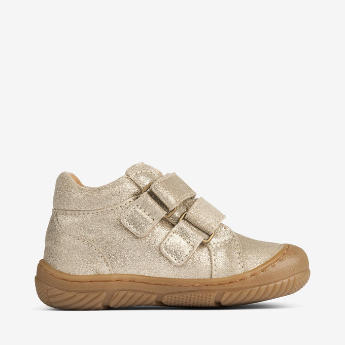 Wheat Footwear Ivalo Double Velcro Shine | Baby Prewalkers 0171 grey