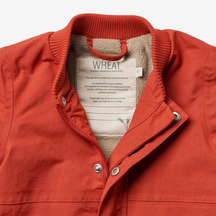 Wheat Outerwear Jacket Anjo Tech Jacket 2072 red