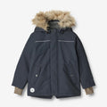 Wheat Outerwear Jacket Kasper Tech Jacket 1108 dark blue